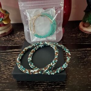Seed Bead Bracelets & Beaded Hoops